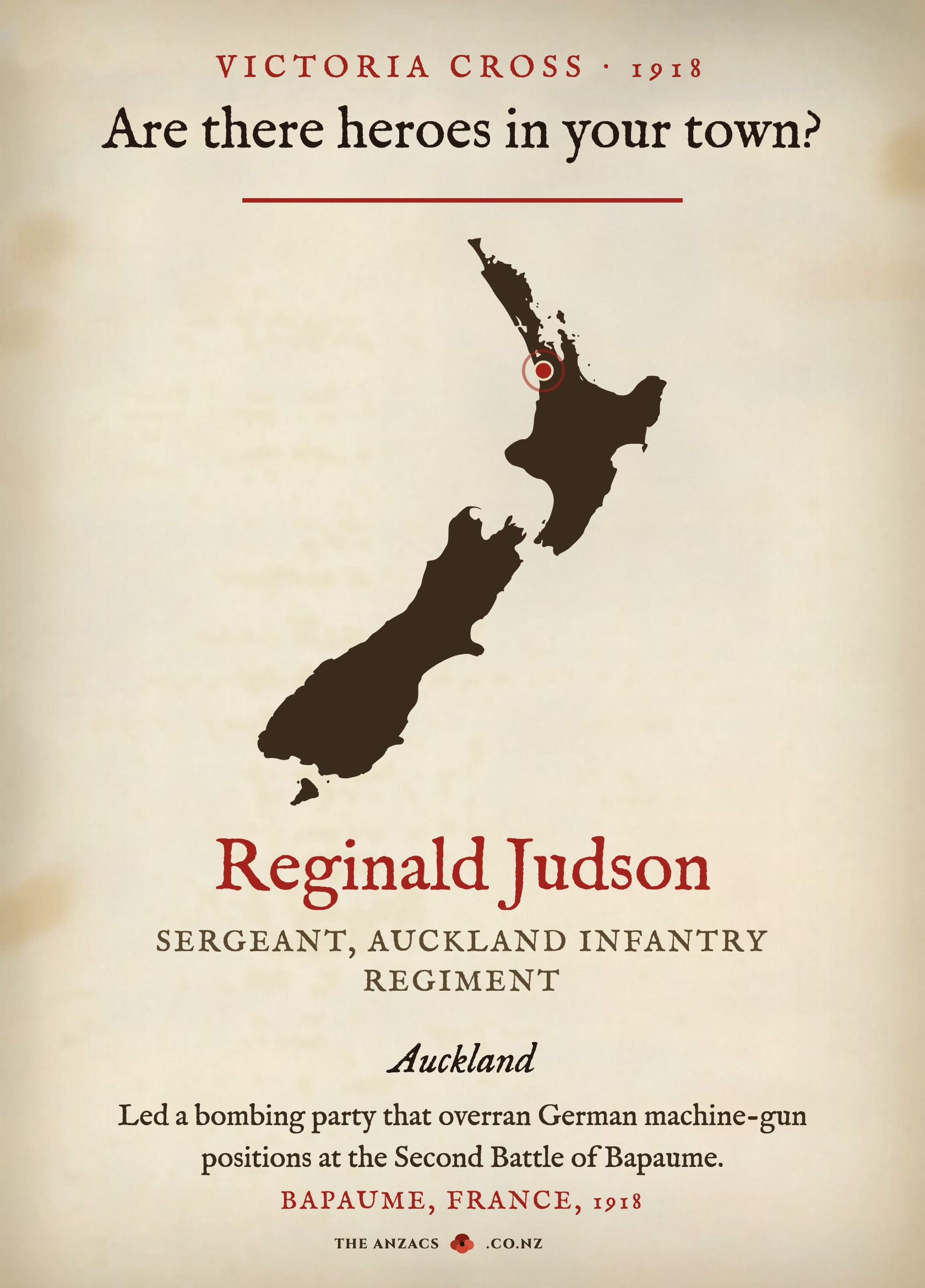 The VC Gallery sign for Reginald Judson