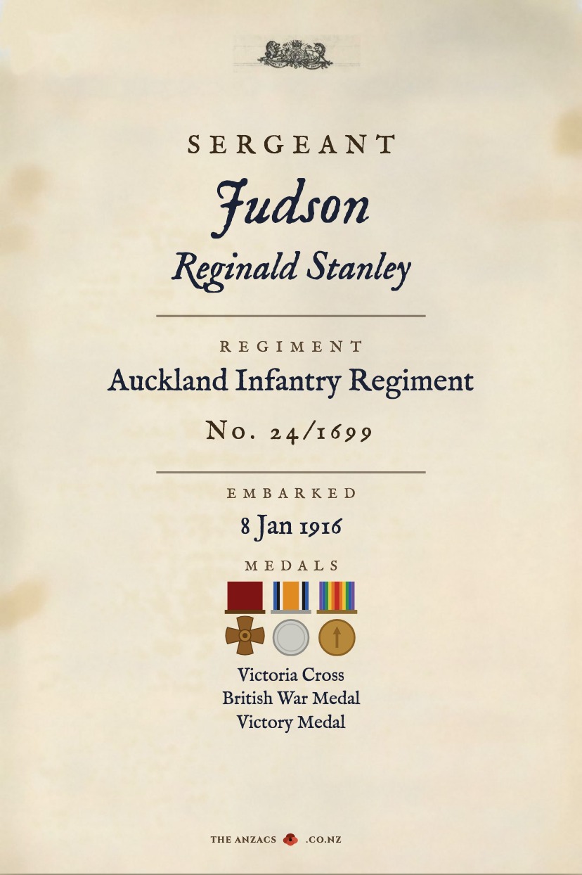 The Service Record for Reginald Judson